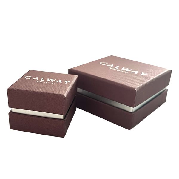 Custom square Three Pieces Rigid Paper Small Jewelry Gift Box With Velvet Insert Packaging Box