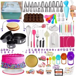 700pcs Professional Baking Tools Set with Fondant Sculpting Tools Bulk Wholesale Supplies Cake Decorating Kit for Bakeries
