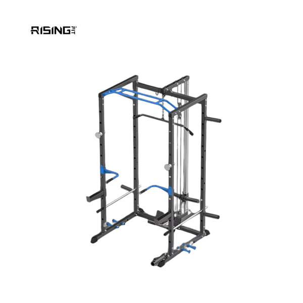 Rising Fitness High Quality Unisex Multi-Function Trainer Commercial Gym Equipment Safe Squat Rack with Power Features