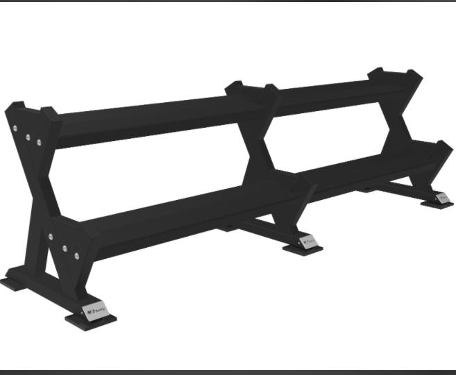 Custom Logo 10 Pairs Power Rack Steel Dumbbell  Storage Safety Training