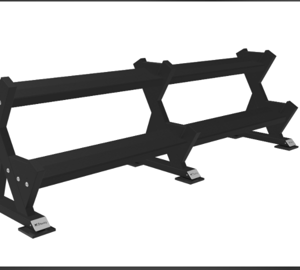 Custom Logo 10 Pairs Power Rack Steel Dumbbell  Storage Safety Training