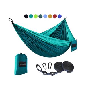 Outdoor Double Person Travel Hammock Portable Adult Nylon Hammock Waterproof Camping Portable Adult Hammock
