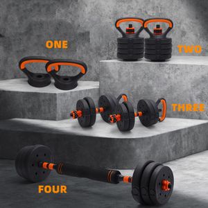 Custom Commercial Gym Equipment Sports 40kg Cement Weights Gym Adjustable Dumbbell Set