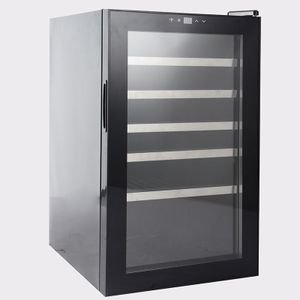 3.4Cu.Ft Tempered Glass Door Compact Wine Cooler Wine Cabinet Wine Refrigerator Mini Refrigerators for Home