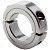 2C Series Stainless Steel 1 in Two Piece Clamping Collar