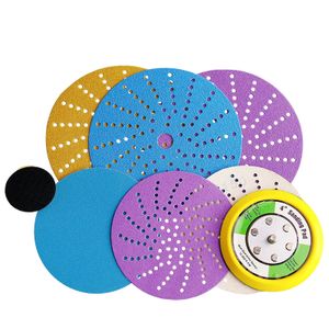 Factory Wholesale Price Can Be Customized Sander Accessories 6 Inch Sandpaper Grinding Disc Round Hook Ring Grinding Disc