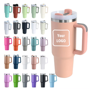 Factory Custom 1200ml/40oz Stainless Steel Thermos Cup Outdoor Insulated Car Carrying Cold Water Bottle with Handle