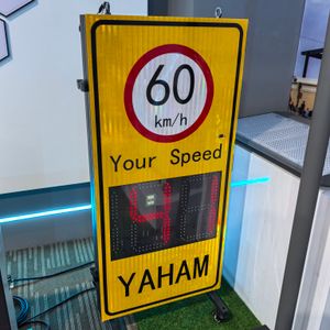 Red & Green Radar Speed Sign Your Speed Detector Display Solar or AC Speed Indicator Driver Feedback Signs