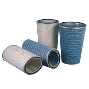 Factory Supply Ptfe Washable Pleated Filter Cartridge Polyester Air Filter Cartridge Pulse Jet Dust Collector