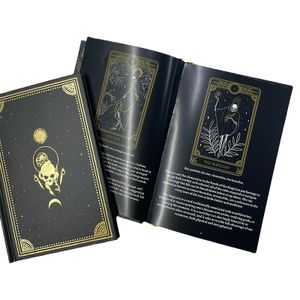 Trim Size Book Printing Services Custom Gold Foil Stenciled Sprayed Edges Illustrated Hardcover Book Novel with Dust Jacket