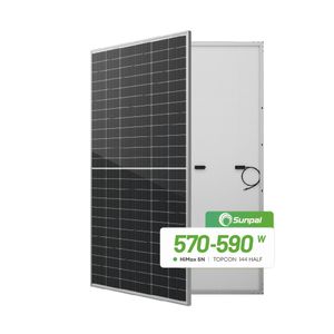 Sunpal Golden Supplier Photovoltaic N Type Solar Panel 550W 560W 580W Half Cell Mono Pv Module for Energy Storage System