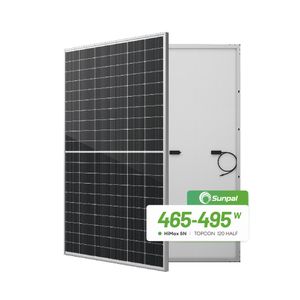 Sunpal TOPCON 120 Cell Solar Panel 450W 480W Monocrystalline Pv Glass Module for Energy Storage System