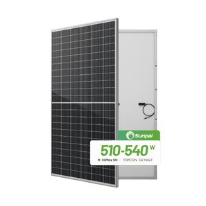 Sunpal Best Seller Solar Panel 520W 540W N-Type Topcon Mbb Solar Panels for House