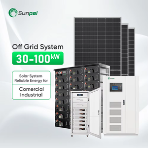 Sunpal Off-Grid Solar Power Generator Energy Kit 50000W 50000 Watt 25 kW 50kW Solar Panel Complete System for Home