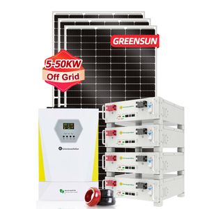 Solar Inverter Battery All in One System Kits 5kw 10kw 15kw 20kw 30kw 230Vac Pv Complete System for Home