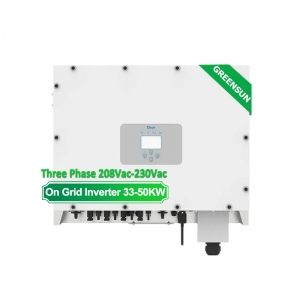 LV Three Phase On Grid PV String Inverter 33KW 40KW 45KW 50KW Grid Tie Solar Inverter