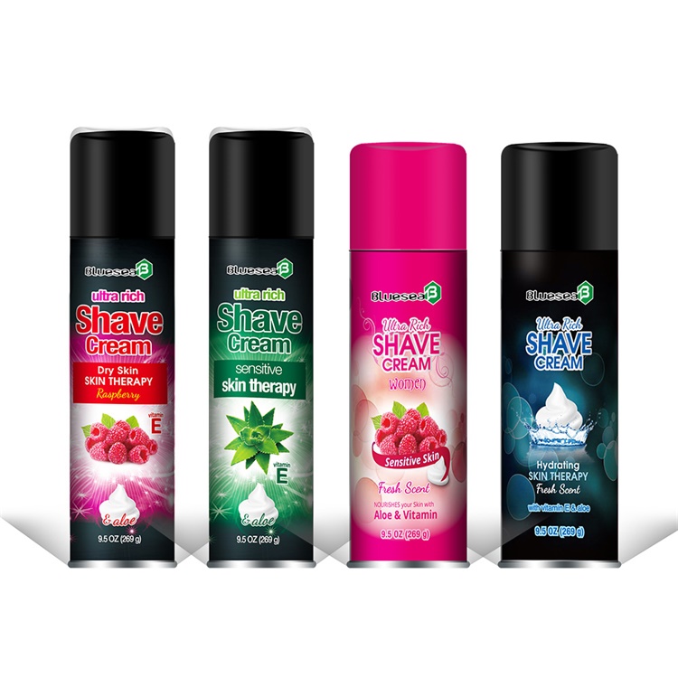 Travel-friendly Multi-Style Mild Custom Hair Shaving Cream Set Women's Shaving Foam