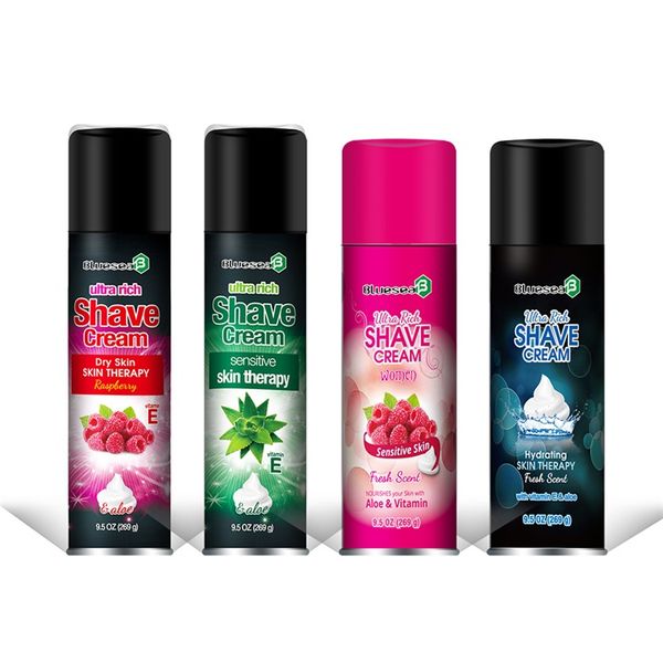 Travel-friendly Multi-Style Mild Custom Hair Shaving Cream Set Women's Shaving Foam