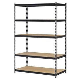 Heavy duty boltless decorative metal shelving racks depth 20