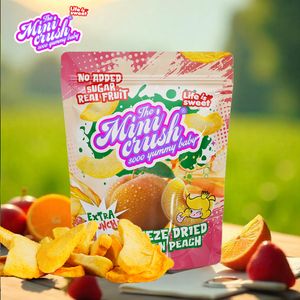 Premium Freeze Dried Yellow Peach Cold Dried Peach Snacks 1kg Dried Fruit from China Wholesale