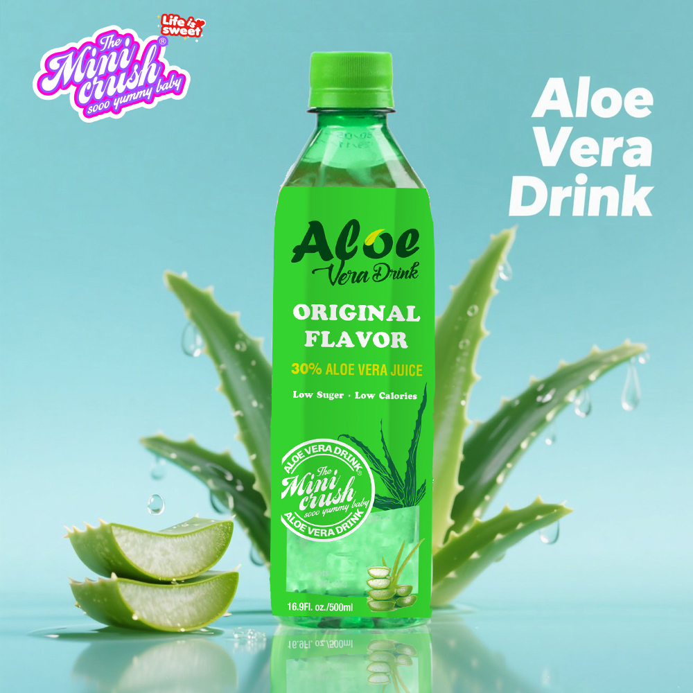 Fresh Original Aloe Vera Drink with Pulp Mango Lemon Peach Apple Strawberry Flavors Rich in Vitamin C Bulk Packaging