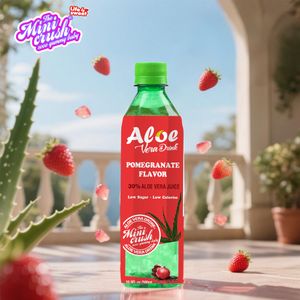 Korean Aloe Vera Drink Strawberry Flavor Packaged Bottles Boxes Processed Naturally Passion Fruit Mango Date Fruit Juice