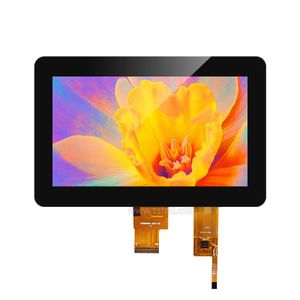 TSD 7'' 7 inch 1024*600 res tft lcd display with customized CTP touch panel