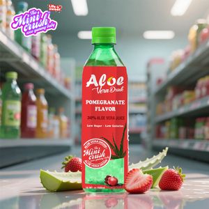 Aloe Vera Aloe Jugo Juice Soft Beverages with Strawberry Flavor Pulps Fruit & Vegetable Juice Drink