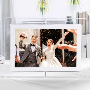 10-Inch IPS Screen Digital Photo Frame WiFi Touch Screen HD Video Playback Certified Slideshow FC CE ROHS Acrylic Picture Frame