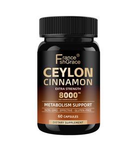 Herbal Supplement Capsules Heart & Metabolism Support Ceylon Cinnamon Capsules
