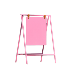 70x50cm Custom Design Metal Frame Sign Foldable Floor Folding Billboard Storefront Furniture Display Stand