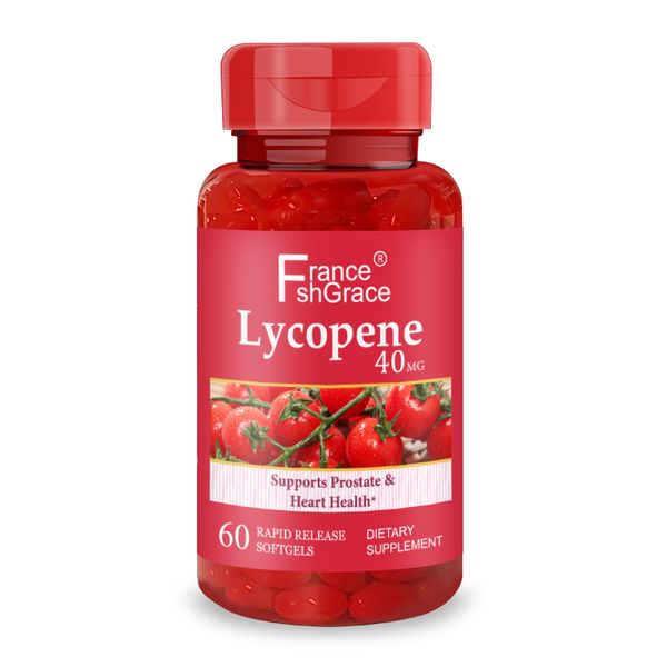 Premium Lycopene 40mg Dietary Supplement for Prostate Antioxidant Heart Health Overall Health Support 60 Rapid Release Softgels