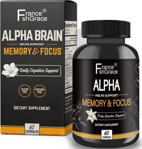 Organic Alpha Brain Health Memory  Focus for Adults  60 Capsules