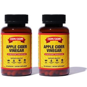 Apple Cider Vinegar Supplement with Vitamin D and Zinc for Adults Weight Management Organic Apple Cider Vinegar Capsules