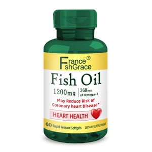 Quality Fish Oil 1200 Mg Supplement for Men and Women Support Heart Health Best Fish Oil Mini Softgels