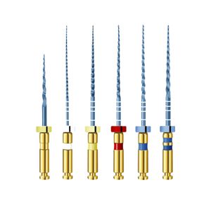 Durable Metal Endodontic Rotary Dental Files TC Golden Power Source Machinery Dental Consumables