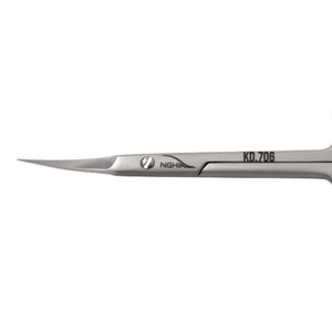 Vietnam KD-706 Best Selling Professional Cuticle Scissors Export OEM Customized Manicure Scissors Stainless Steel Curved Blades