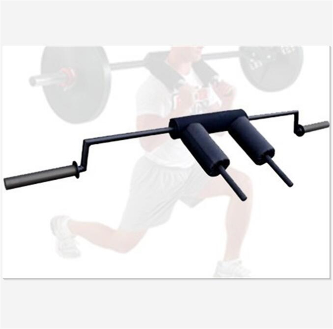 Longglory Power Strength Training Accessories PVC Cast Iron PC Shoulder Bar for Gym Club Health Body Building Squat Safety Bar