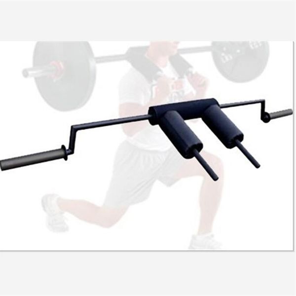 Longglory Power Strength Training Accessories PVC Cast Iron PC Shoulder Bar for Gym Club Health Body Building Squat Safety Bar