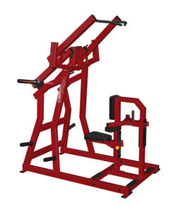 Commercial Use ISO-Lateral Front Lat Pulldown Gym Equipment Steel Plate Loaded Machine Safety Feature for Gym Made in China