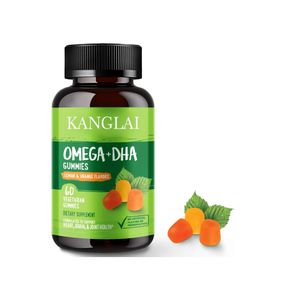 Private Label Vegan Vitamin C Dietary Supplement Support Heart Health Omega Gummies