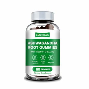Private Label Ashwagandha Gummies with Vitamin D Zinc for Sleep Quality Activity Recovery High Potency Ashwagandha Root