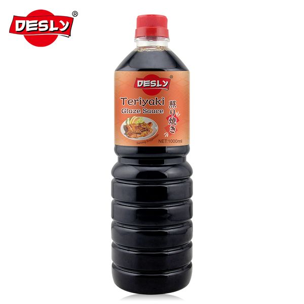 Japanese Teriyaki Sauce 1000ml OEM Factory Direct Wholesale Soybean-Based Ingredients for Supermarkets and Restaurants Cooking