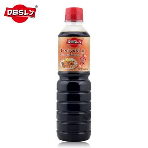500ml Japanese Teriyaki Sauce OEM Factory Direct Wholesale Supermarkets Restaurants Cooking Bottle Soybean-Based Ingredients