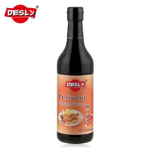 500ml Japanese Teriyaki Sauce OEM Factory Direct Wholesale Supermarkets Restaurants Soybean-Based Ingredients Cooking Bottle