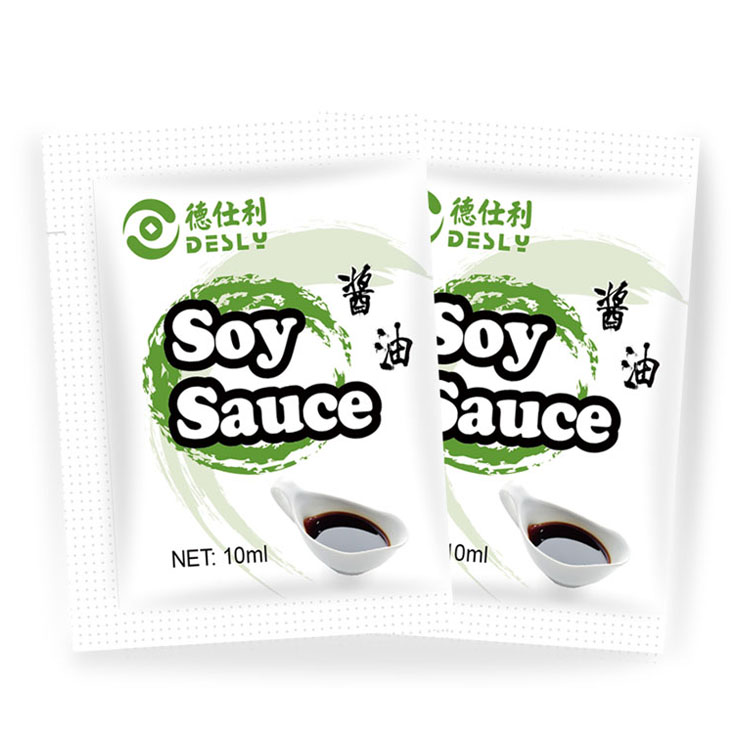 OEM 10ml Sachet of Liquid Soy Sauce for Supermarkets Bulk Wholesale with Factory Price