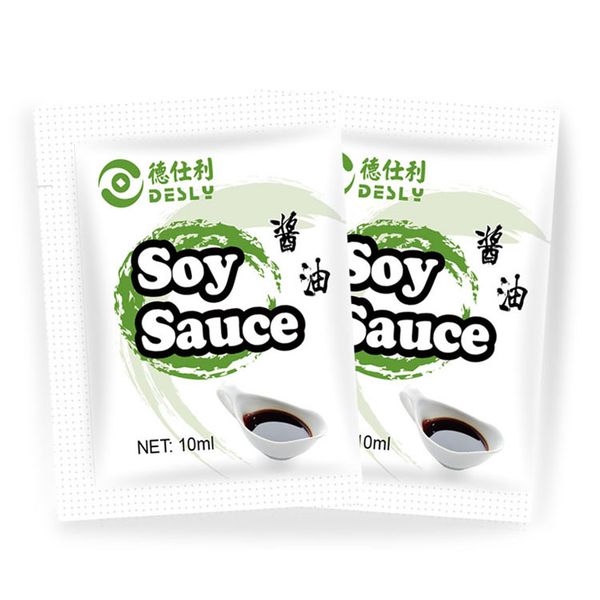 OEM 10ml Sachet of Liquid Soy Sauce for Supermarkets Bulk Wholesale with Factory Price