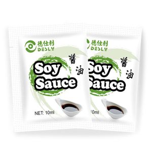 OEM 10ml Sachet of Liquid Soy Sauce for Supermarkets Bulk Wholesale with Factory Price
