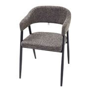 Dining Chair Modern Dining Chair with PU or Fabric and Metal Tube with Hot Transfer