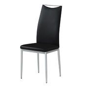 Dining Chair Modern Dining Chair with PU or Fabric and Chromed Leg